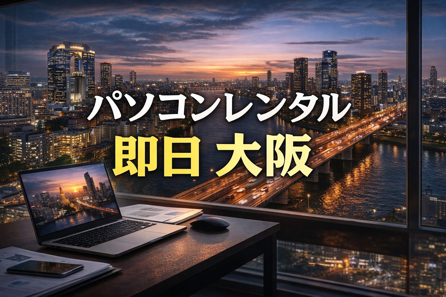 パソコンレンタル 即日 大阪