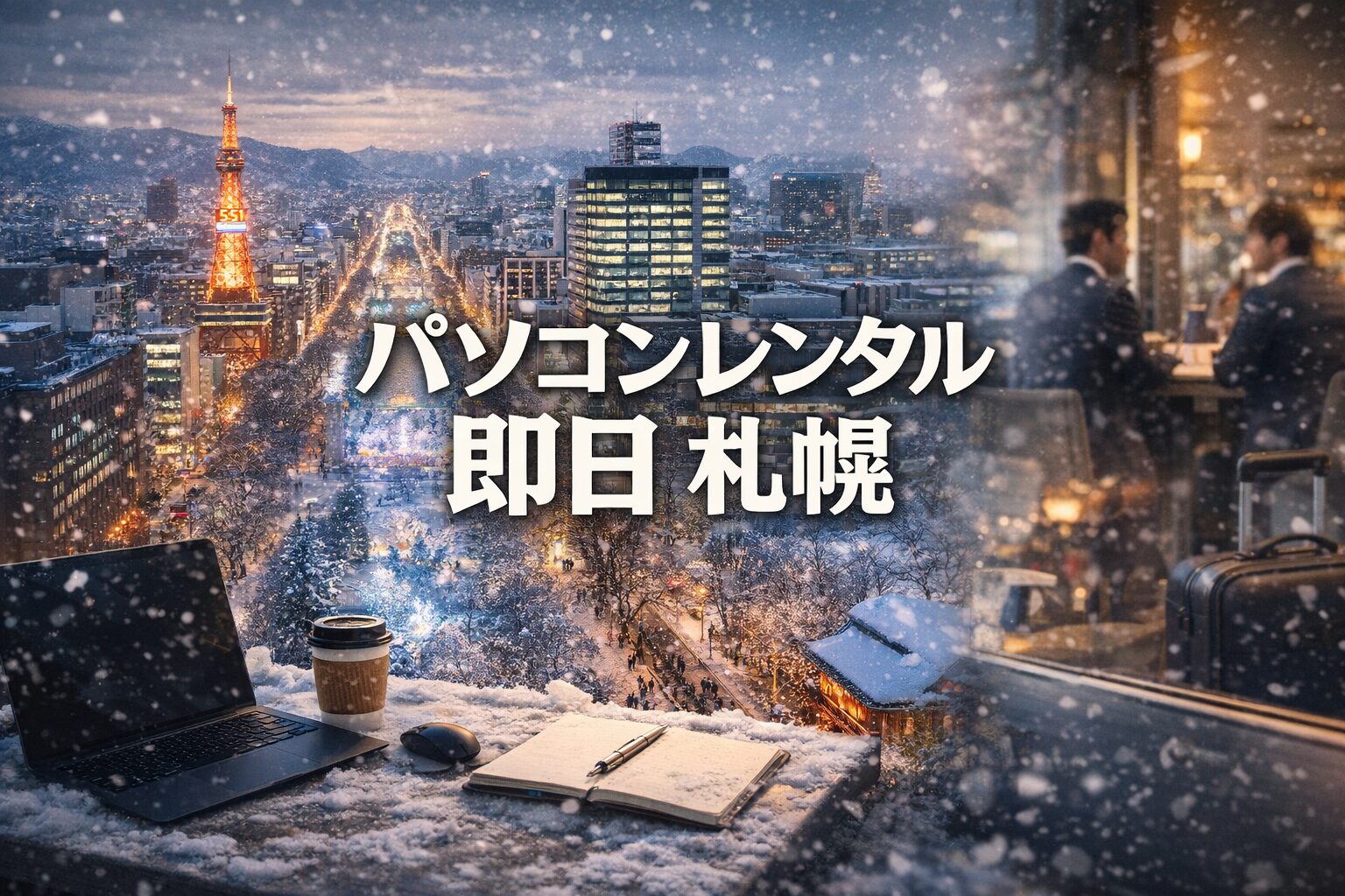 パソコンレンタル,即日,札幌