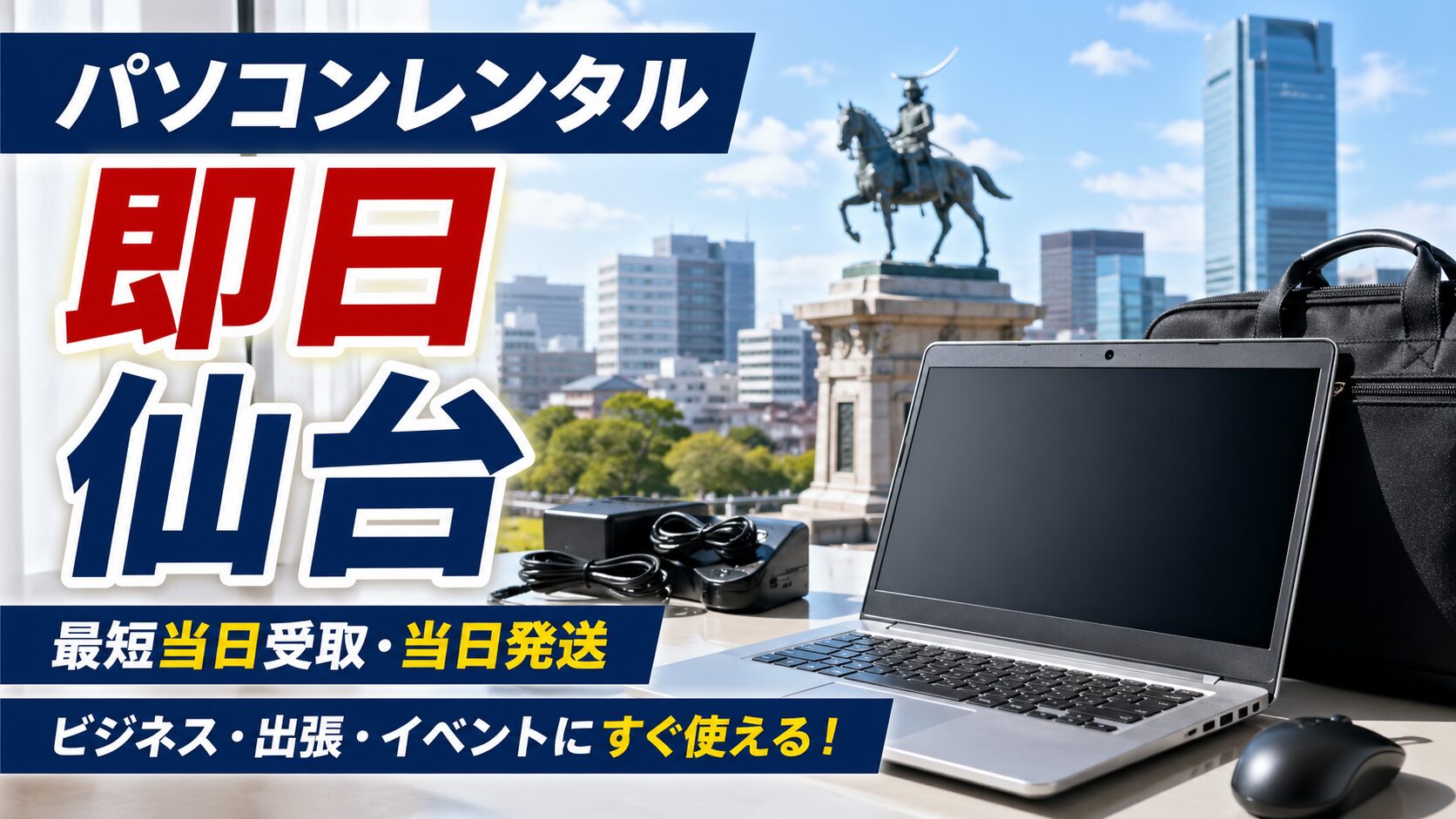 パソコンレンタル 即日 仙台